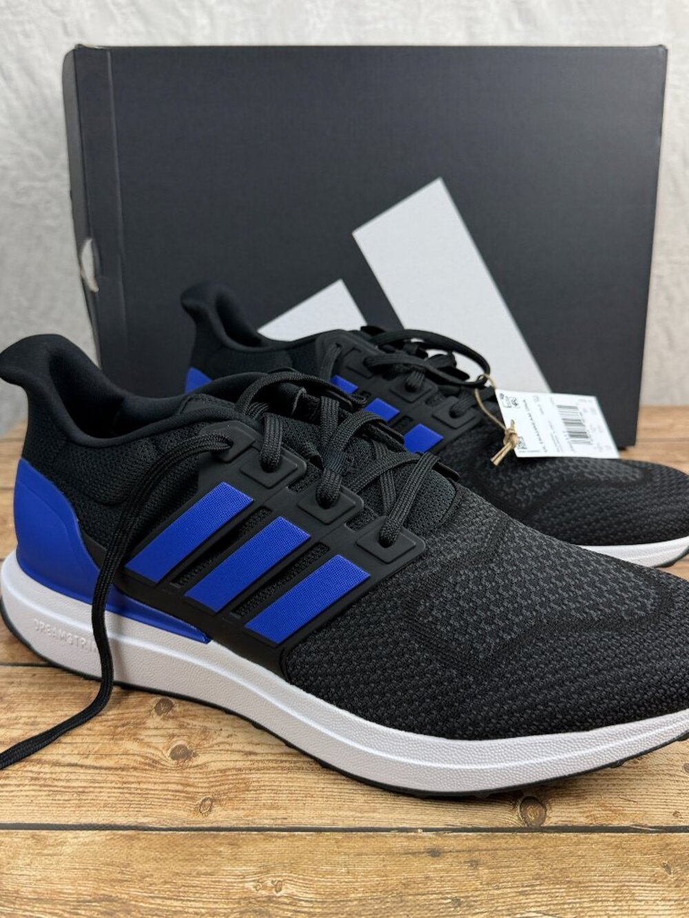 adidas Men's 12.5 Ultradream DNA Black Blue Running Shoes Sneakers JS0311 NWT